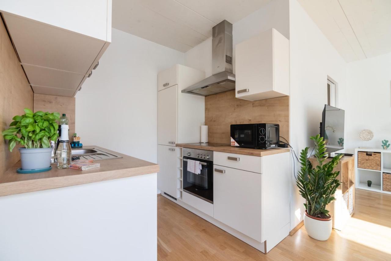 Helles, Neues Dg Apartment Mit Blick Zum Donauturm 비엔나 외부 사진